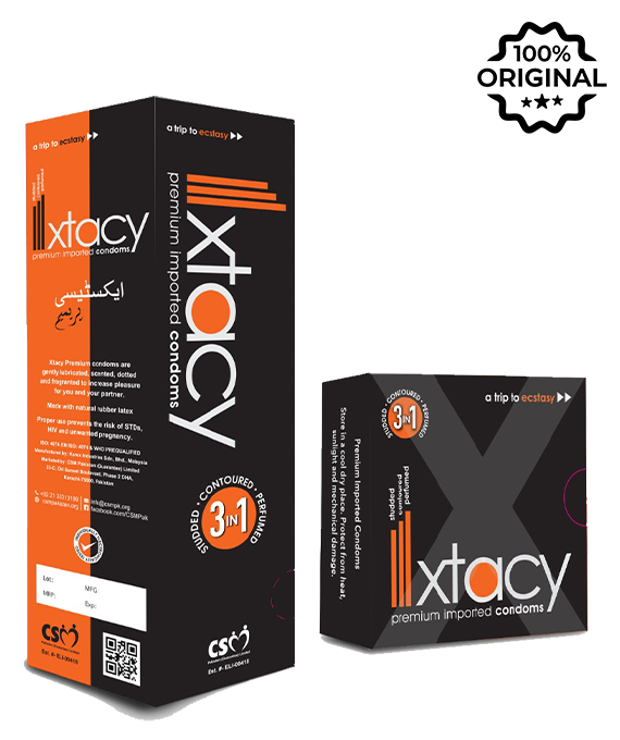 Xtacy Premium 3in1 Condoms - 36 Pieces (3 x 12)