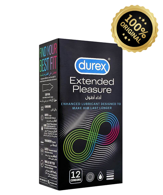 Durex Condoms Extended Pleasure 12 Pieces